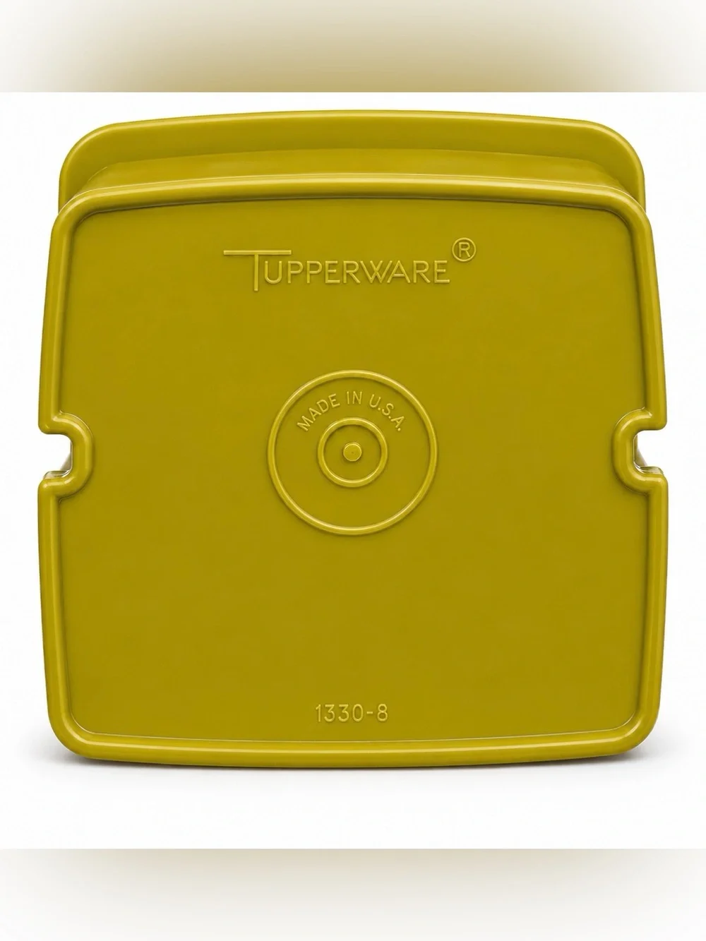 Vintage 80s Tupperware Pick-A-Deli Pickle Keeper 3 PC Avocado Green Clear #1330